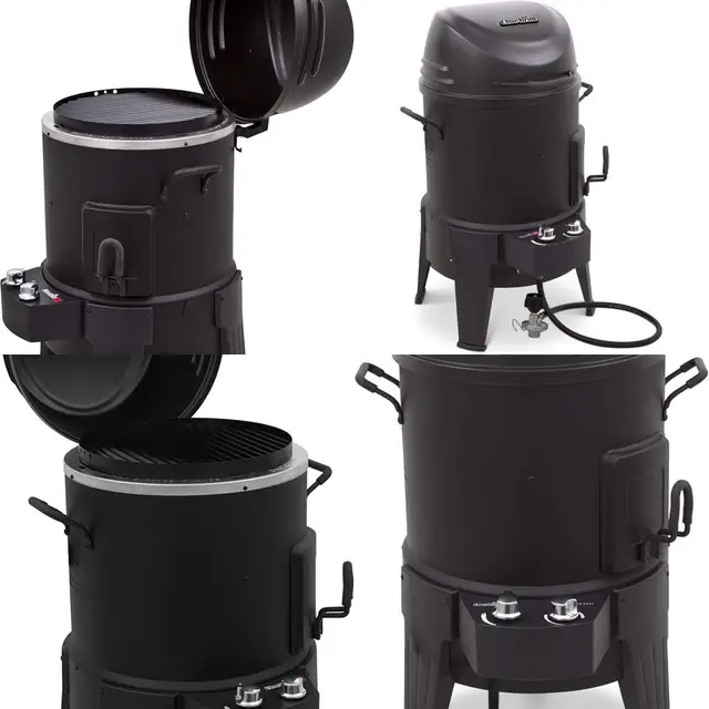 Infrared 3-in-1 Charbroil Big Easy Smoker, Roaster, and Gas Grill, Black Edition 1 Infrared 3-in-1 Charbroil Big Easy Smoker, Roaster, and Gas Grill, Black Edition 1