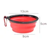 350ml Collapsible Dog Pet Folding Silicone Bowl Outdoor Travel Portable Puppy Food Container Feeder Dish Bowl Pet supplies 6
