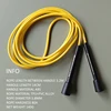 NEVERTOOLATE new material alloy tpu mix pvc  anti cold speed skip rope longer 3.2m cord  fitness crossfit  5.8MM ALLOY 6