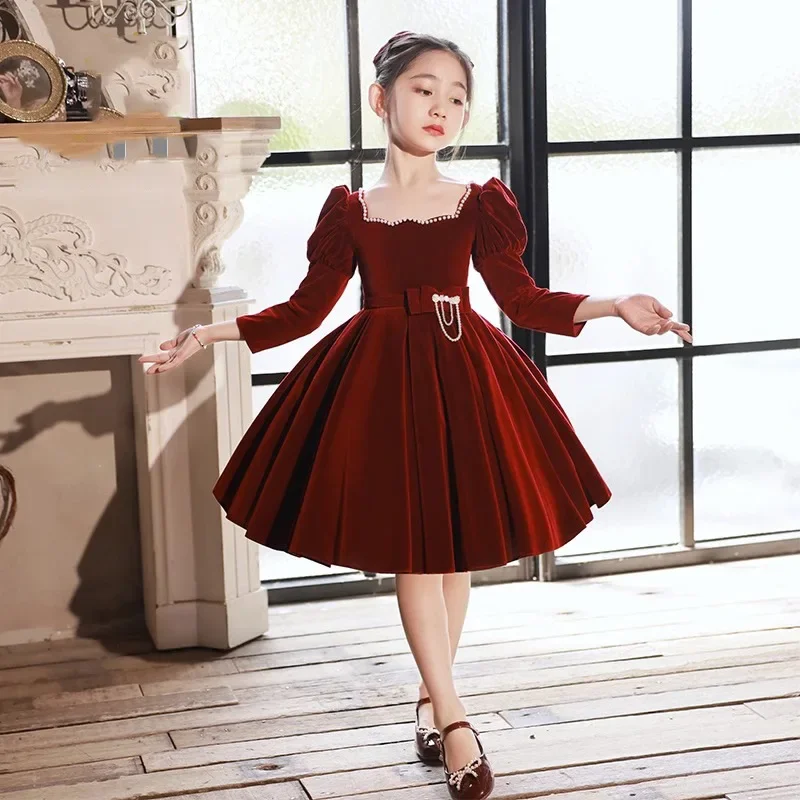 Elegant Flower Girl Dress for Weddings Kids Clothing Girls Ball