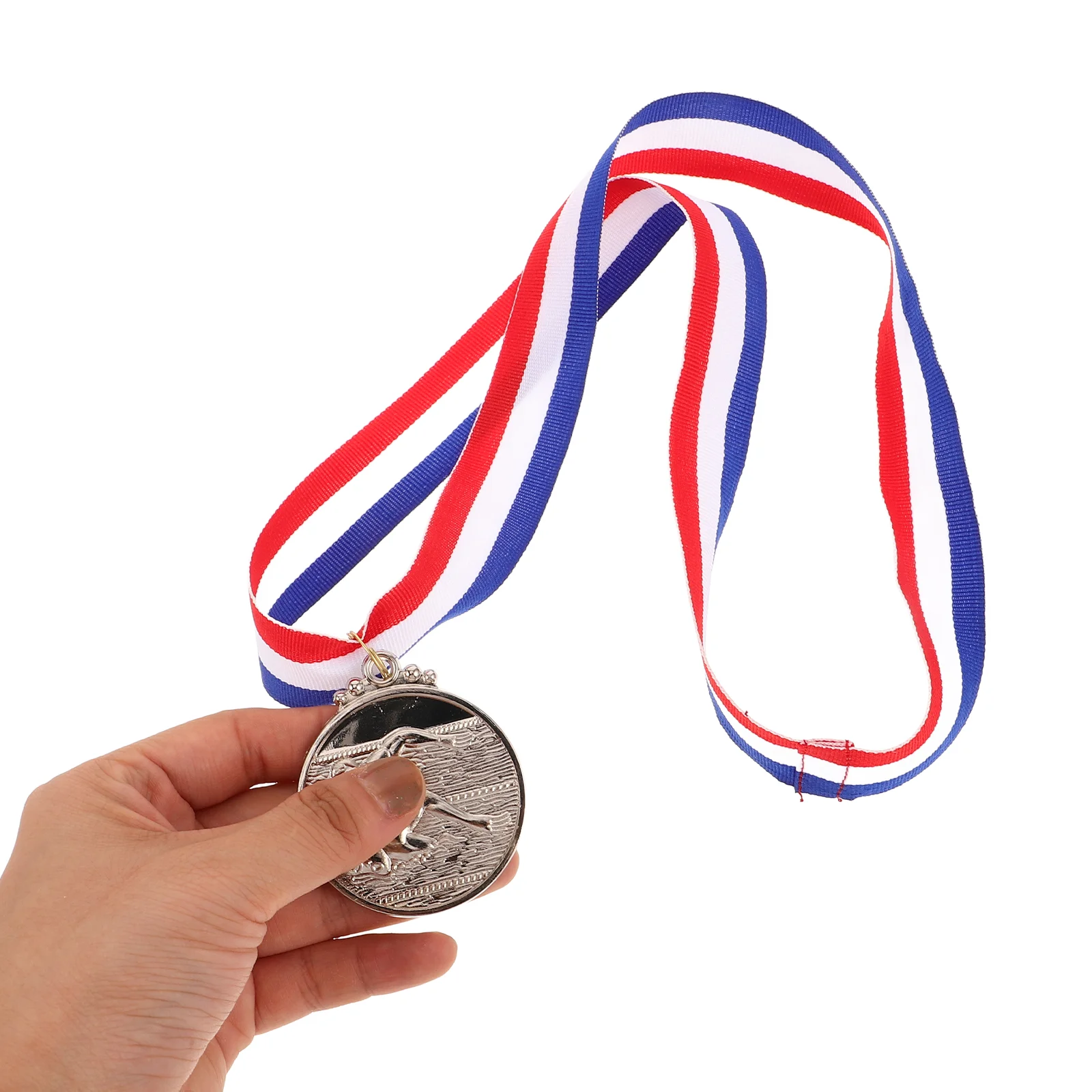 3pcs Gold Silver Bronze Medals With Ribbon Winner Awards For Swimming Competitions School Sports Events And Training Institution