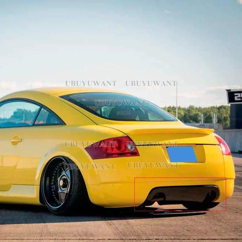 For Audi TT 8N Sport Coupe Convertible 2 Door Rear Bumper Diffuser