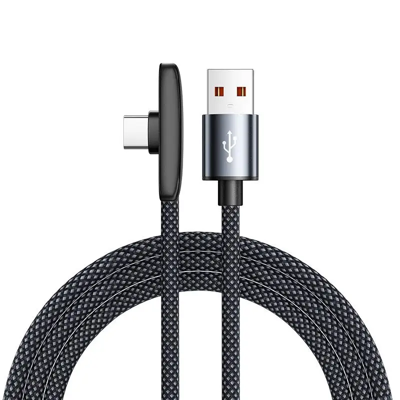 ตัวเลือกสินค้า สายชาร์จ Type-C 90 องศา หัวงอ ชาร์จเร็ว 100W สำหรับมือถือและแท็บเล็ต