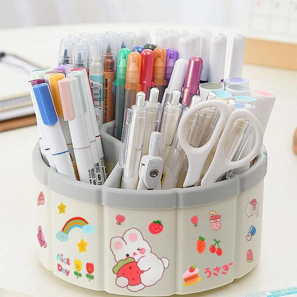 

Large Capacity Ferris Wheel 360° Rotating Kids Gift Pen Holder Desktop Organizer Rotating Pen Holder Pencil Storage Box