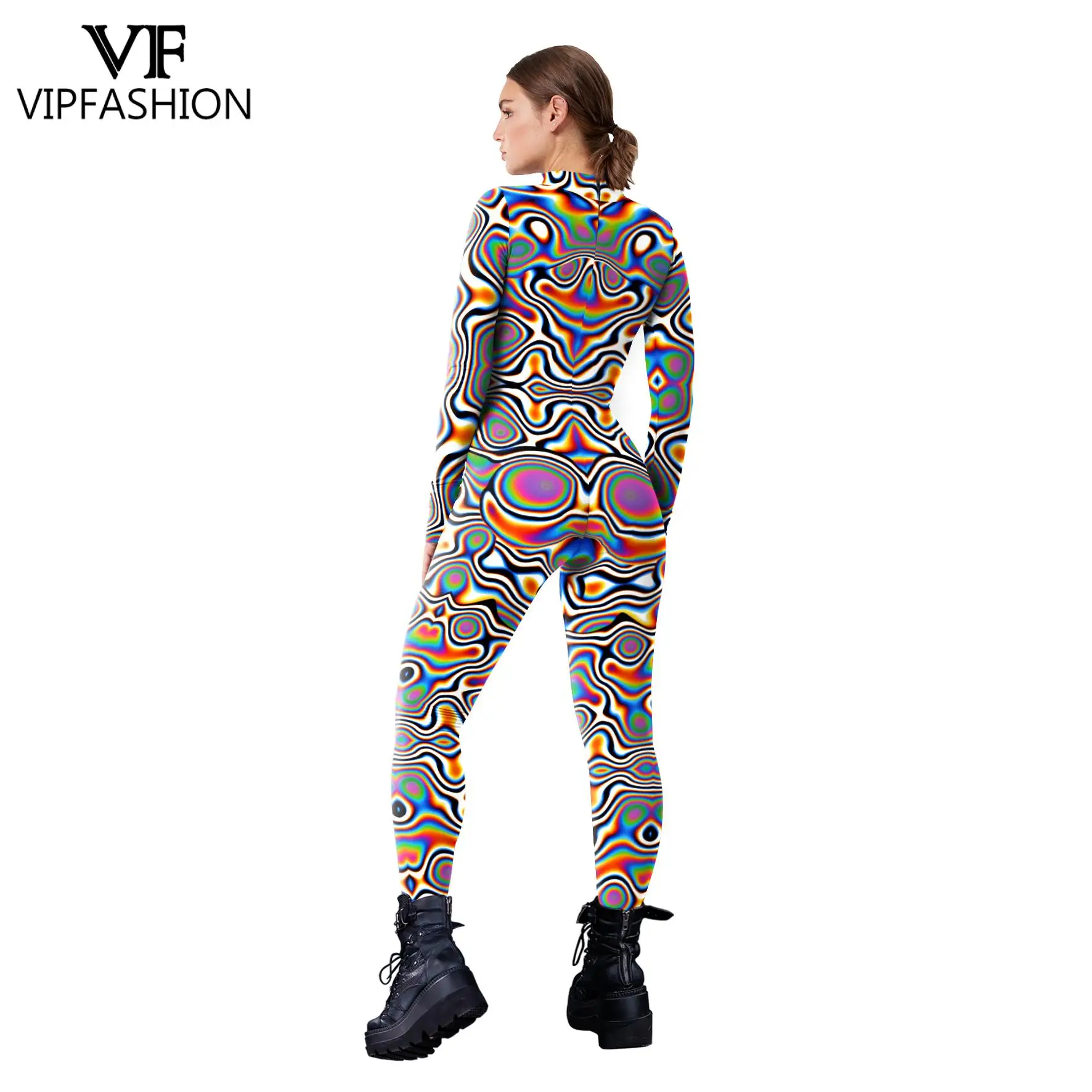 Cosplay Costume Adult Unitard Sexy Fetish Wear VIP FASHION Halloween Cosplay Costumes For Women Carnival Punk Steampunk Sexy Slim Jumpsuit Performance Zentai Bodysuit