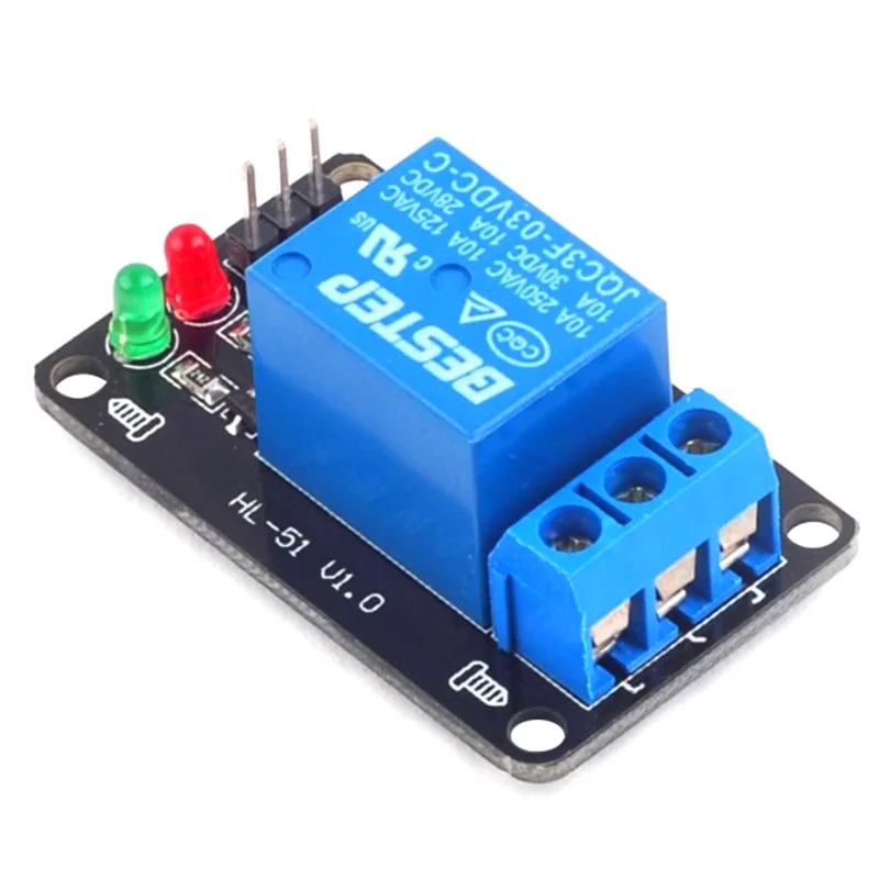 

1PCS 1 Channel 3V Relay Module Board 3.3V Low Level Shooting With Lamp