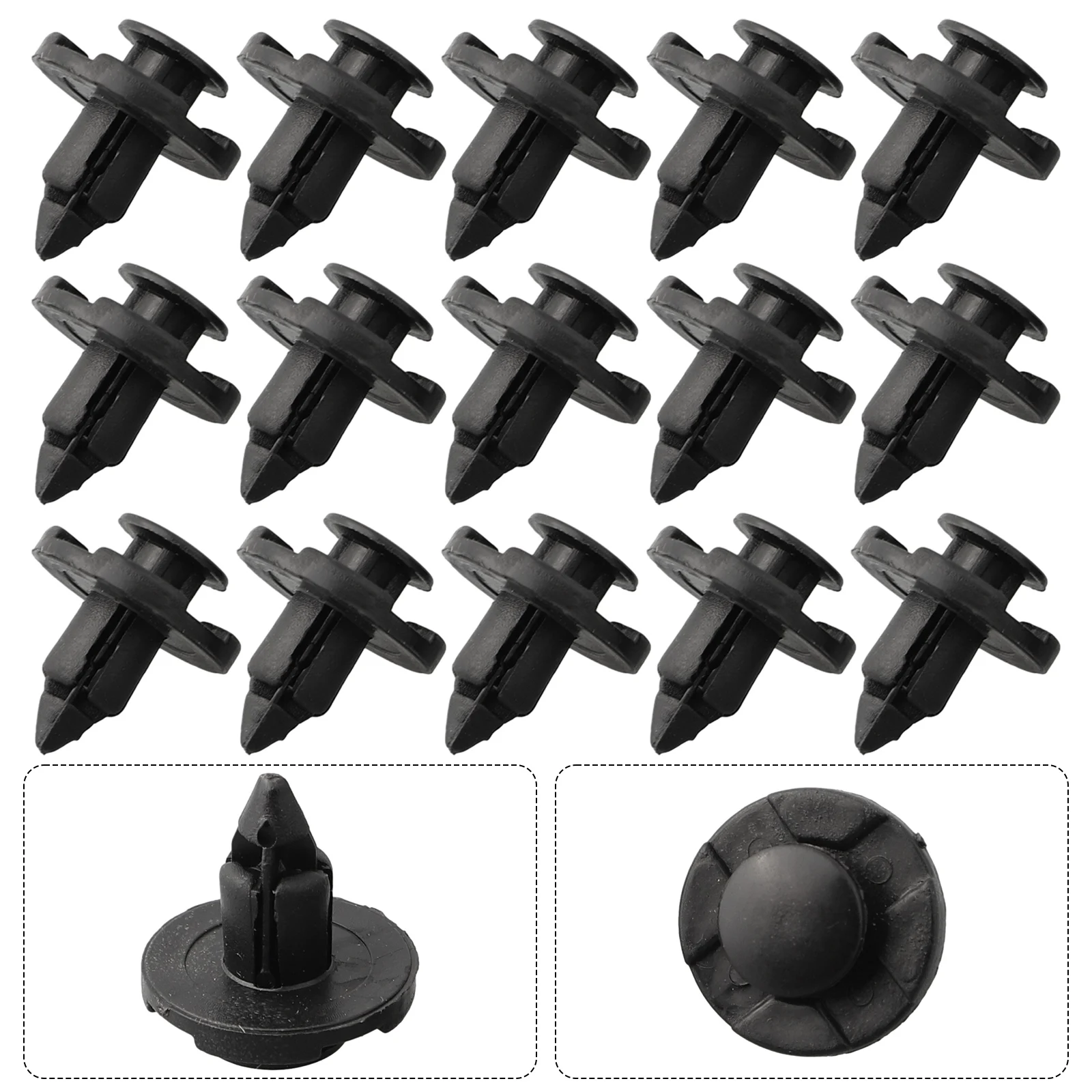 100pcs Car Bumper Fender Clips Trim Fasteners quick release fasteners For NISSAN 350Z 370Z ALMERA ALMERA TINO CUBE E NV200 LEAF MICRA MURANO NAVARA