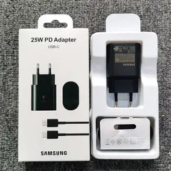 Super Fast 25W PD Charger Adapter by Samsung - Black-With 3A Cable