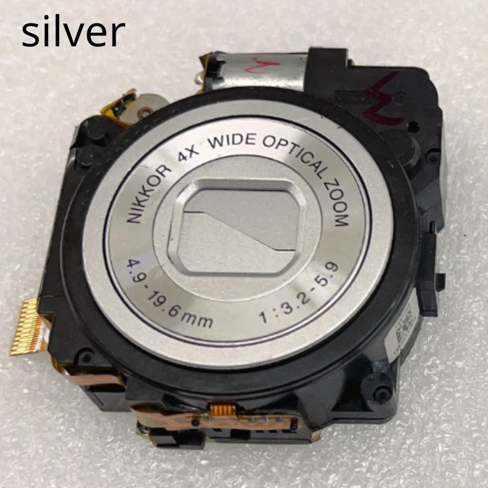 

New for Nikon S2500 S3000 S4000 FE4050 ST60 ST61 S8 S9 Lens Black and Silver Camera Repair Parts