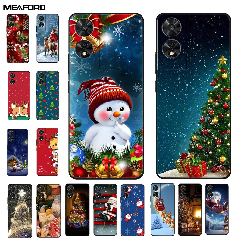 Christmas-Themed Cute Soft Silicone TPU Back Cover