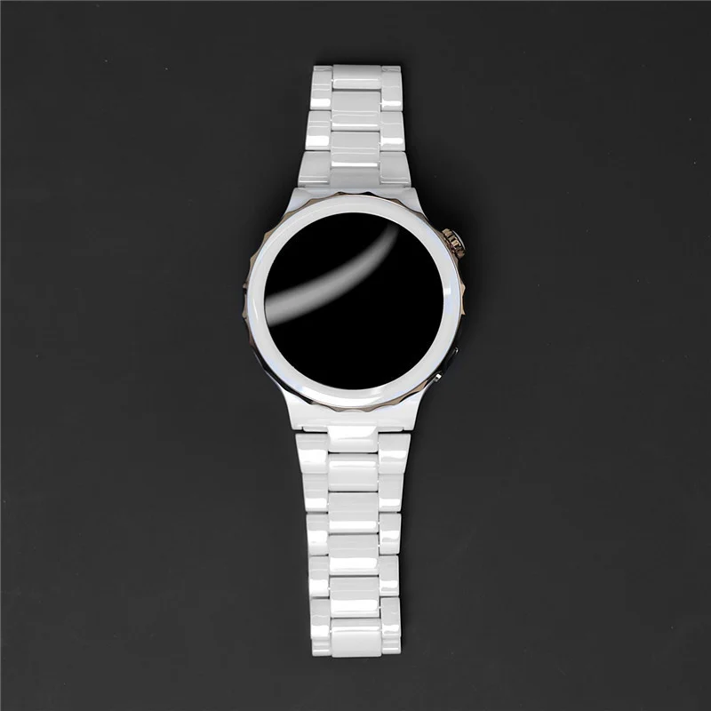

Ремешок керамический uhgbsd для Huawei Watch 2 Classic GT 42 мм 3 Pro 43 мм 20 мм, сменный Браслет с аксессуарами