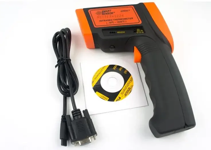 AR882+ Digital Infrared Thermometer -18~1650 °C (-0~3002 °F) High Temperature Non-Contact Laser Gun detail image 1