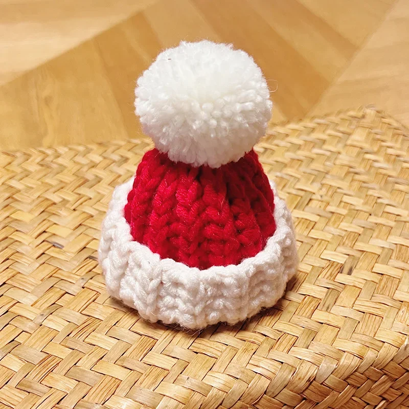 Rabbit Knitted Hat for Pet Rabbit Decorative Bunny Scarf Collar Small Animal Clothes Hat Guinea Pig Stuff Pet Accessories