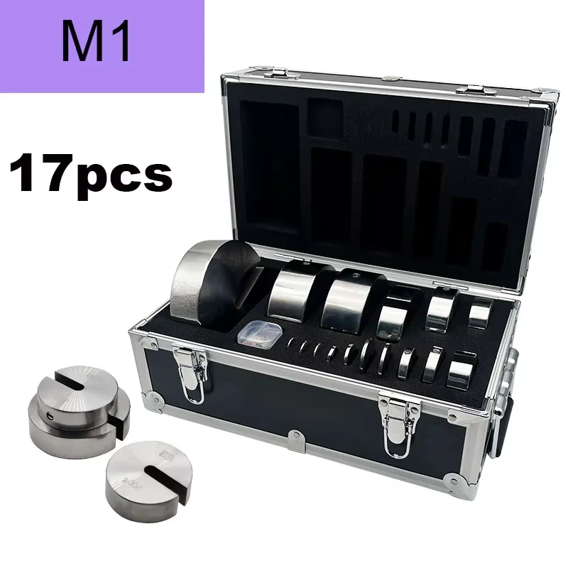 M1 Grade Stainless Steel Added Weight Hanging Weight 100mg~1kg 17pcs Set
