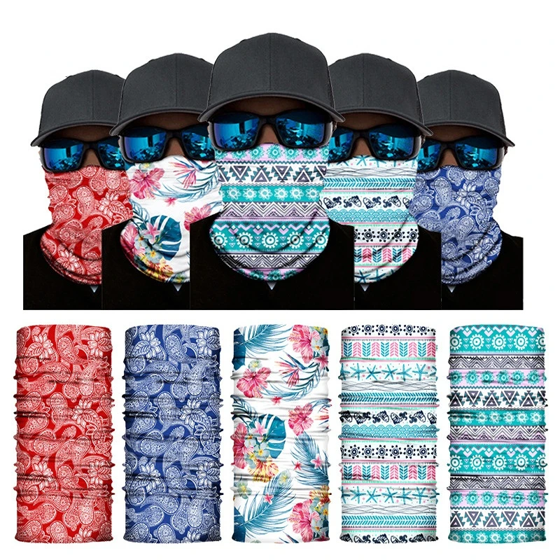 

Printing Series Magic Turban Seamless Versatile Multi-functional Camping Sports Windproof Sunscreen Mask Cycling Scarf