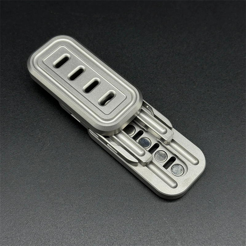 EDC フィジェットトイ ハンドスピナー チタン合金製 三層磁力音叉