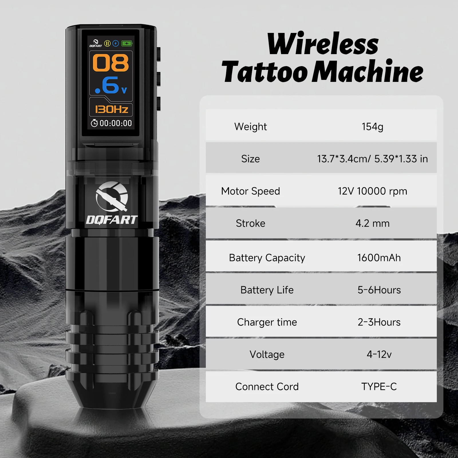 Tattoo Kits Full Kit Tattoo Machine For Permanent Makeup Tattoo Pen Kit Wireless Power Supply Tattoo Supplies Accessiores - 6