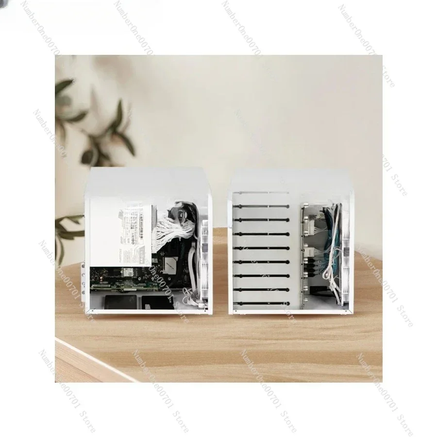 ATX power supply MATX full height PCIe Qunhui AIO storage UNRAID Sagittarius 8-bay NAS chassis backboard