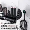 Wall Mounted Organizer Storage Rack Holder Shark FlexStyle Air Styling System Holds Attachments Brushes Nozzle Diffuser Cord 3