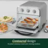 TOA-26 Compact Airfryer Toaster Oven, 1800-Watt Motor with 6-in-1 Functions and Wide Temperature Range, Air Fryer, Sta 4