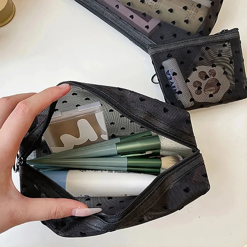 Cosmetic Bag Makeup Organizer Toiletry Bag Women Lipstick Key Coin Purse Pouch