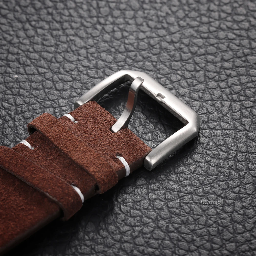 Stainless Steel Brushed Matte Watch Strap Buckle - Silver, Black & Gold