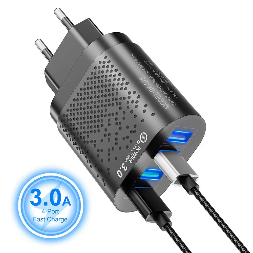 4 USB Ʈ   5V 3A  , EU ̱ ÷, ޴  , ޴ ׼