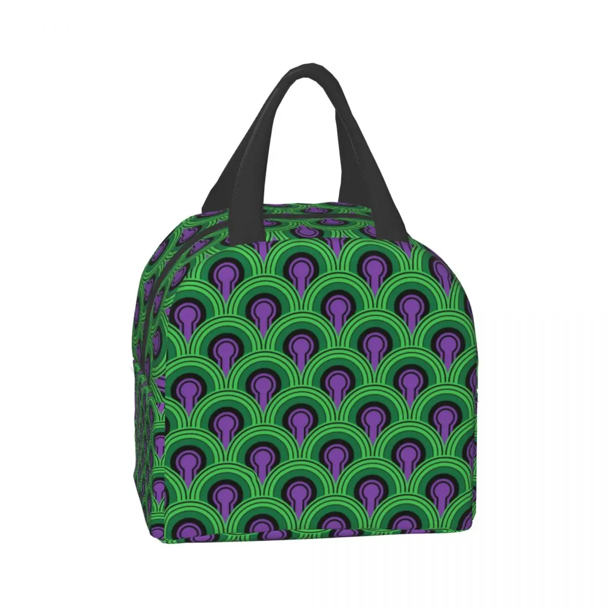 Shining Inspired Overlook Hotel Carpet Lunch Bag Women Cooler Thermal Insulated Lunch Boxes for Kids School Picnic Food Bags