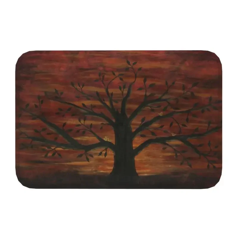 

Personalized Tree Of Life Doormat Mat Anti-Slip Yggdrasil Bathroom Kitchen Toilet Rug Carpet 40*60cm