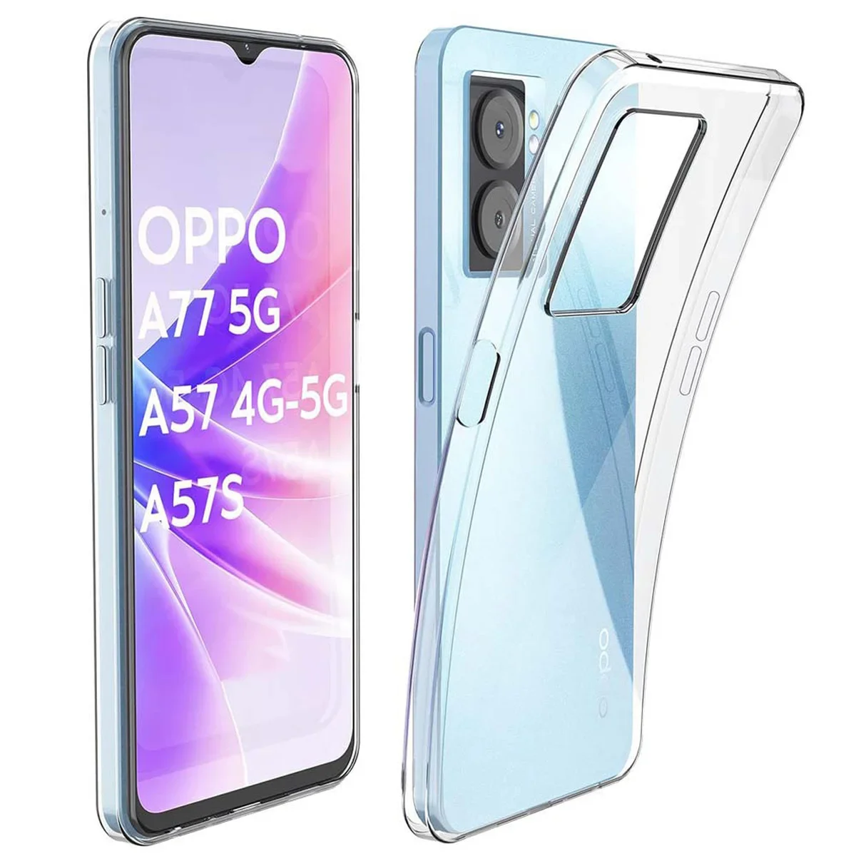 Custodia Morbida In Silicone Trasparente Per Oppo A57 4G A98 5G A78 4G 5G A57S A77S A77 5G A17 A17K A96 4G A76 4G Tpu Custodia Trasparente