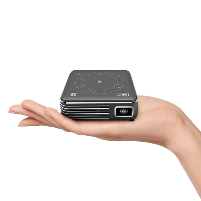 DLP – Mini projecteur intelligent Portable 3D, 4K, Home cinéma, LED RGB,  Android, 1080P - AliExpress
