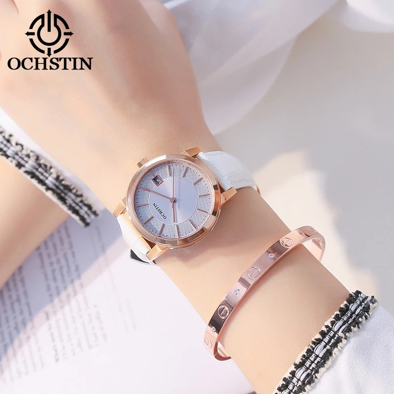 OCHSTIN Hot Model 2024 Parangon Perfection Series Fresh and Beautiful Japanese Quartz Movement Women's Quartz Watch