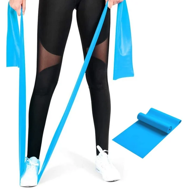 Yoga Resistance Bands Set TPE Elastic Band Exercise Workout Recovery Fitness Yoga Pilates Rehab Strength Training