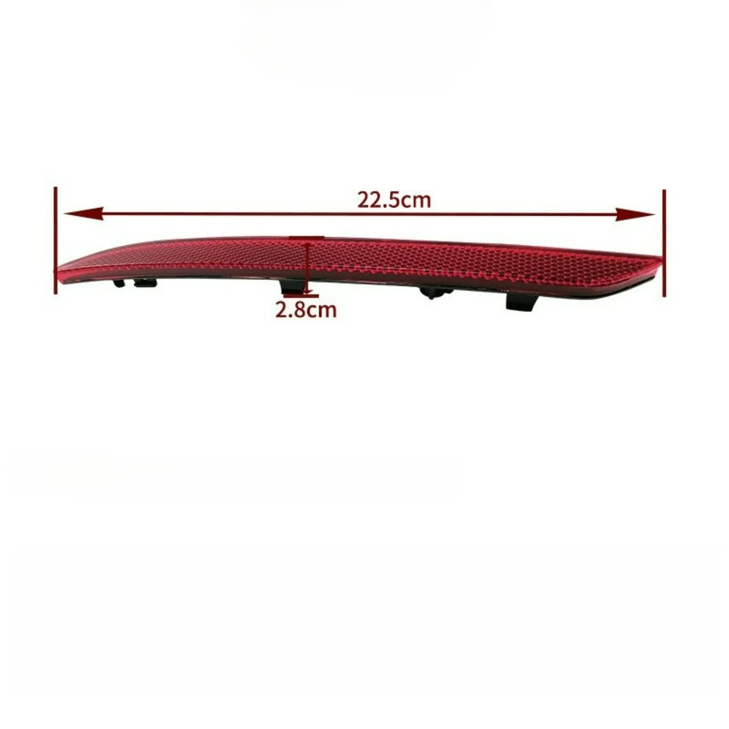 메르세데스-벤츠 S/GLE/GLS/V/A/M/GL 클래스 W222 리어 범퍼 사이드 램프 반사판 스트립 A2228200874 A2228200774에 적합