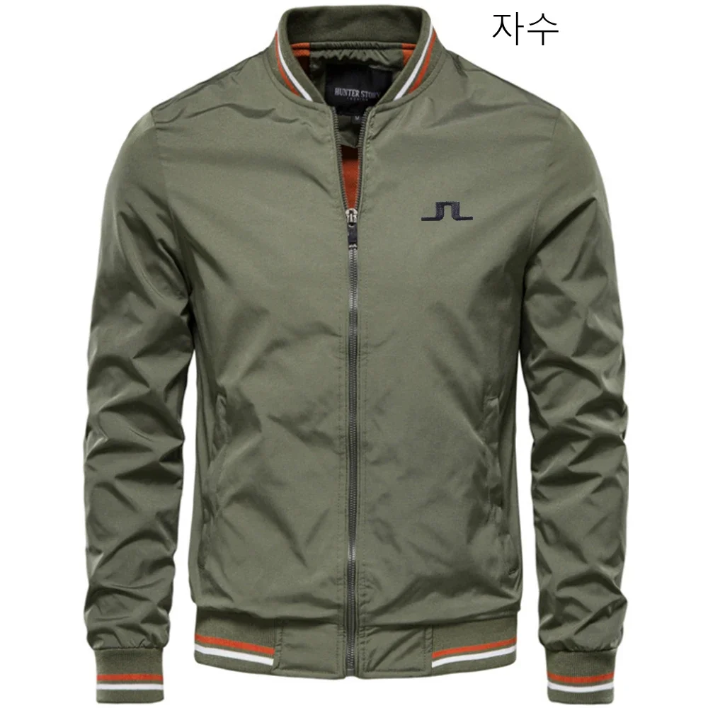 2024 New Autumn Embroidery Logo Men Jackets Golf Clothing Men Golf Jackets Men Golf Wear Men Coats Male Windbreak Clothes Men