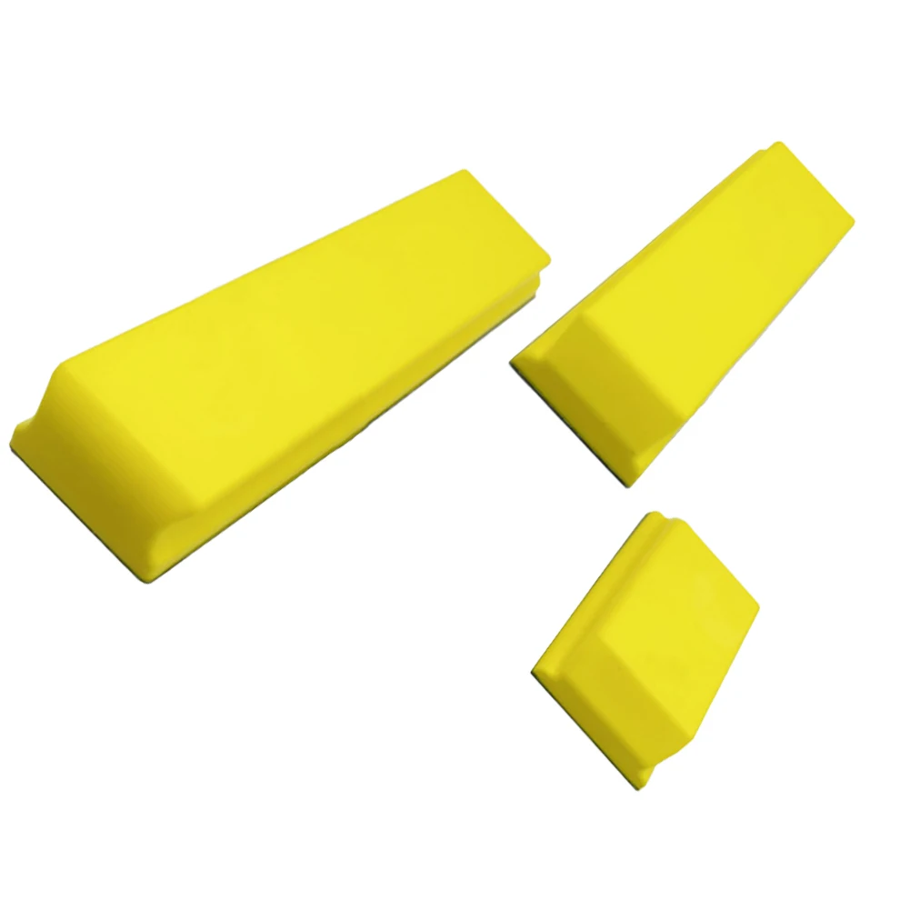 3Pcs Hook And Loop Hand Sanding Block For Polishing In Auto Body 10.7 7.6 4.7inch Abrasive Tools Polishing Pad
