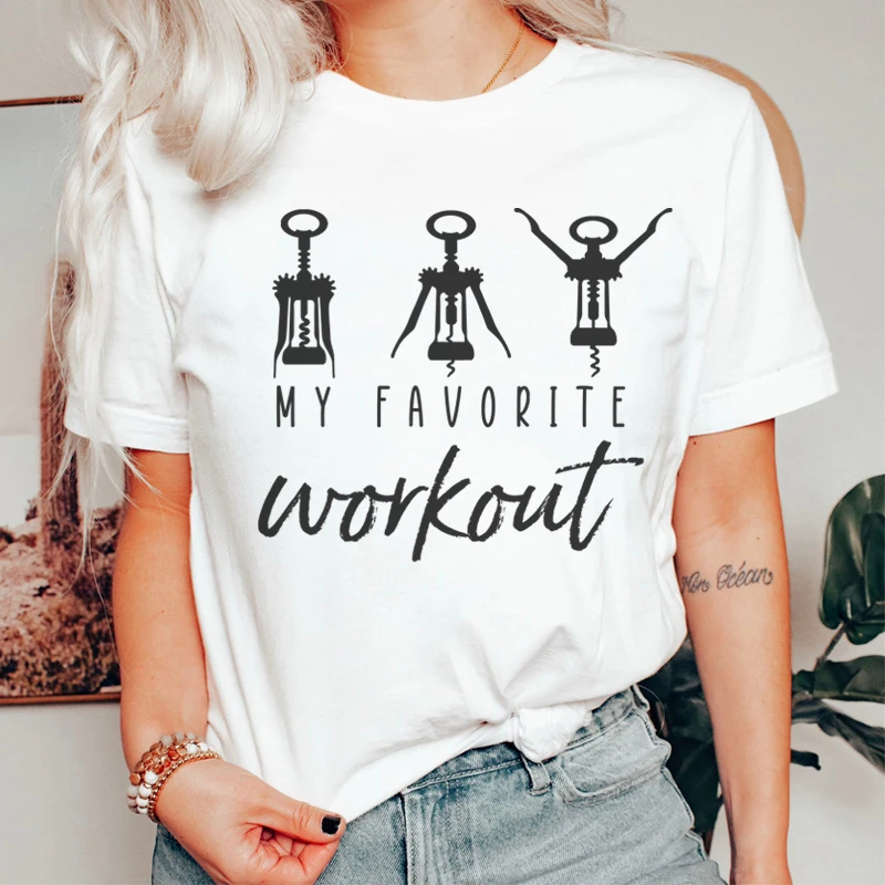 T-shirt Donna 'I Tappi Sono Per Smettere' – Divertente Sarcastica Per Amanti Del Vino – Crazy Dog