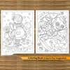 Coloring Book For Adults And Teens Halloween Theme Featuring Adorable Creepy Creatures In Cozy Moments For Relaxation Gift 6
