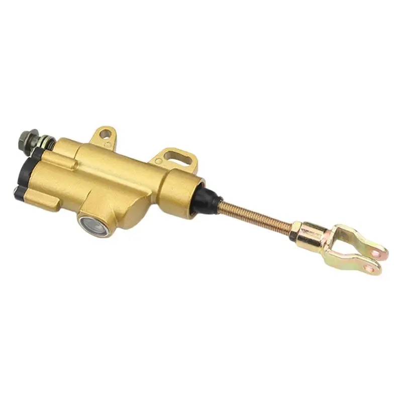 

Motorcycle Cylinder Brake Pump Rear Foot Hydraulic Brake Motorcycle Brake Pump Cylinder Adjustable Pump Rod Universal Aluminium