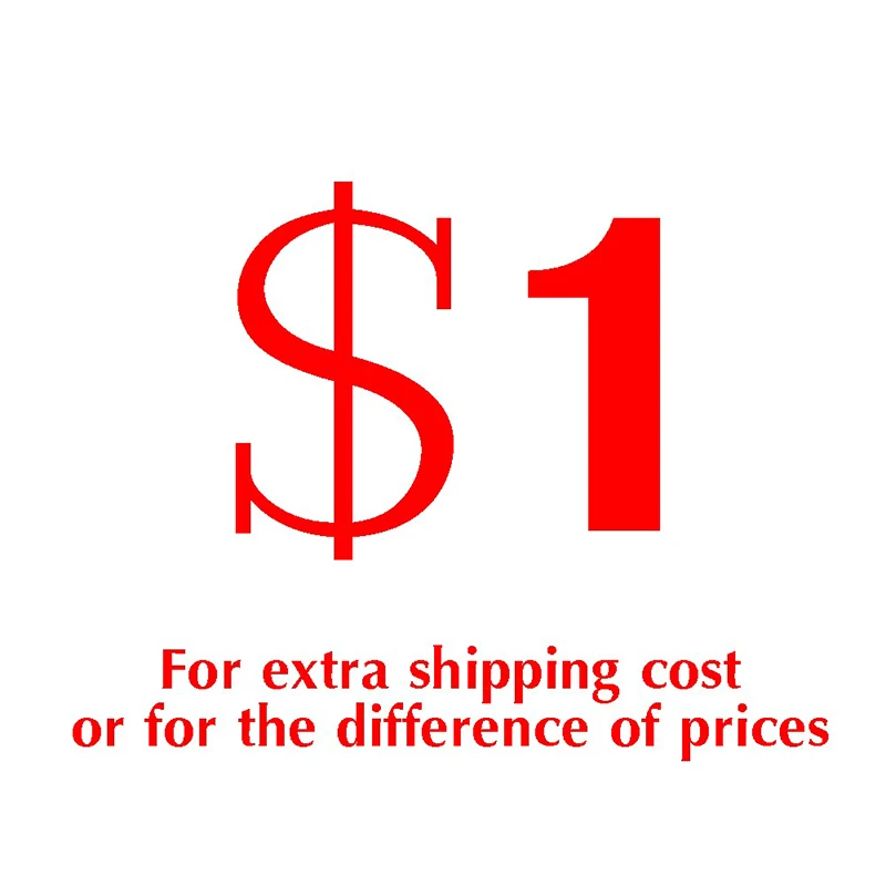 

extra shipping fee and the difference of price
