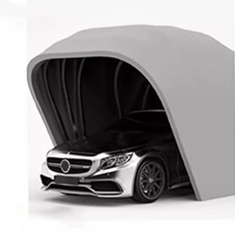 Carpa de garaje plegable retráctil para coche, toldo automático a