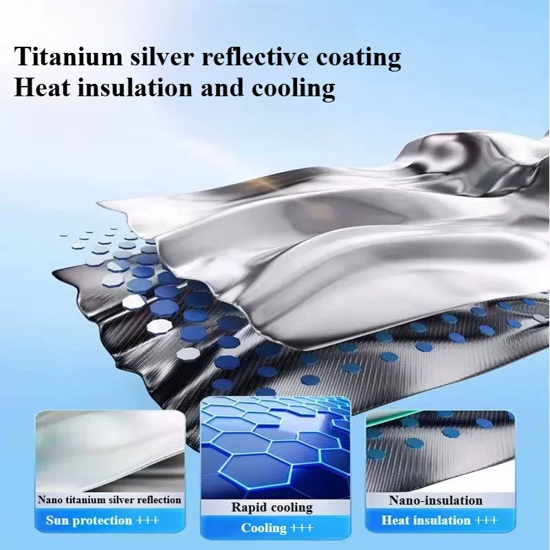 Premium Windshield Sunshade Protector - Front