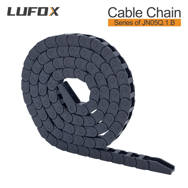 

Hight Quality 1meter Cable Drag Chain Bridge type cannot be opened Series of JN05Q.1.B 5*5 Bending radius R10 15 18 28