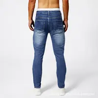 2025 Nouveaux pantalons de loisirs moto jeans pantalons d'équitation tout-terrain motocross pantalons d'équitation conception de fermeture éclair plusieurs poches 4