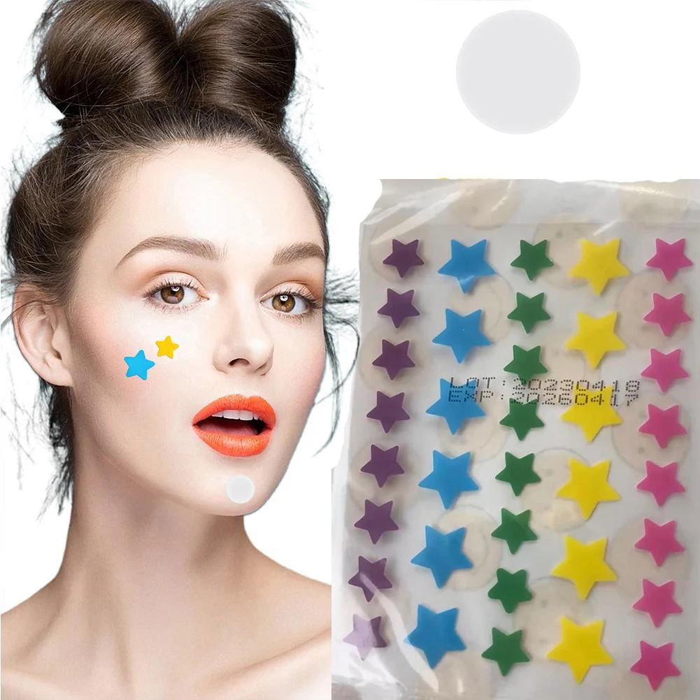 

Custom Stars Acne/Pimple Patches-5 colors 2 sizes 36 counts - 1000 pieces