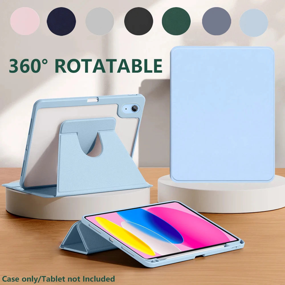 360° Rotatable Acrylic Tablet Case