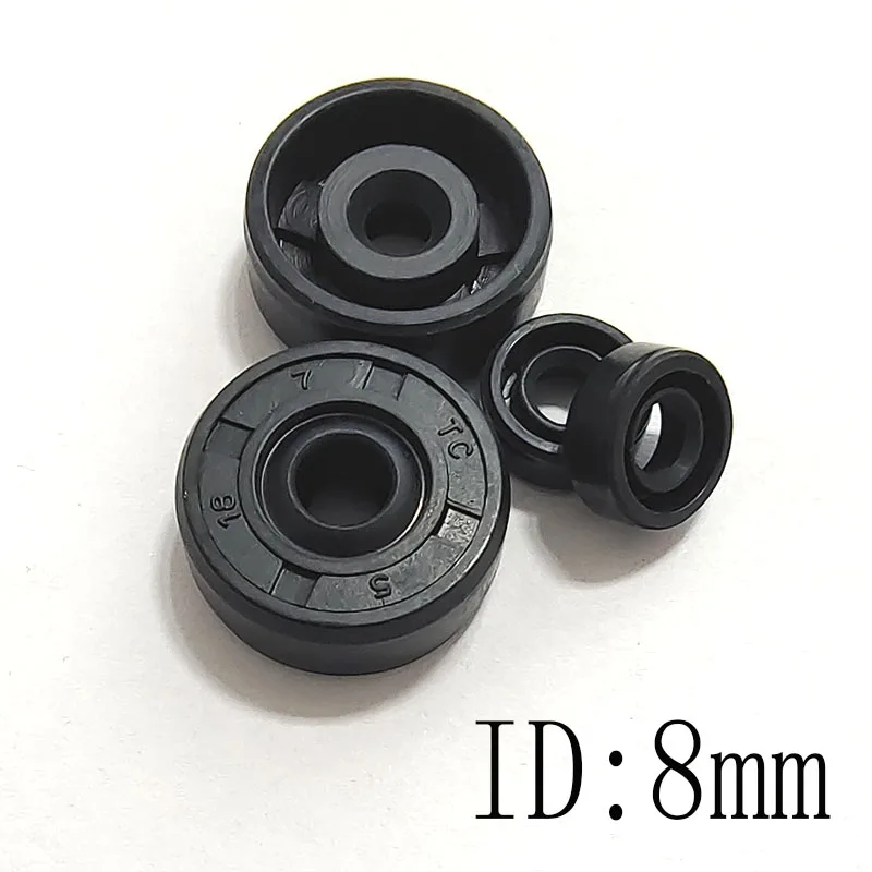 2Pcs Framework Oil Seal 8x22x7 8x12x3 8x14x4 8x16x5 8x15x5 8x12x2 ID 8mm OD 12-34mm Thickness 2-10mm Rubber Gasket Rings