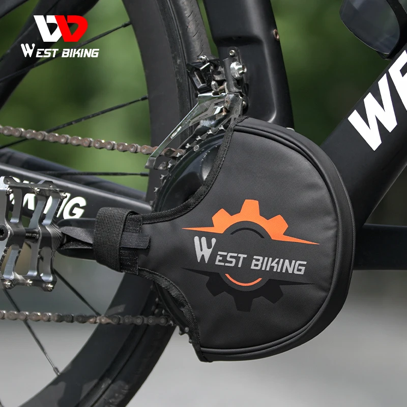 

WEST BIKING защитный кожух, эластичный защитный кожух для цепи для горного и шоссейного велосипеда, противоударный кожух, аксессуары для велосипедов