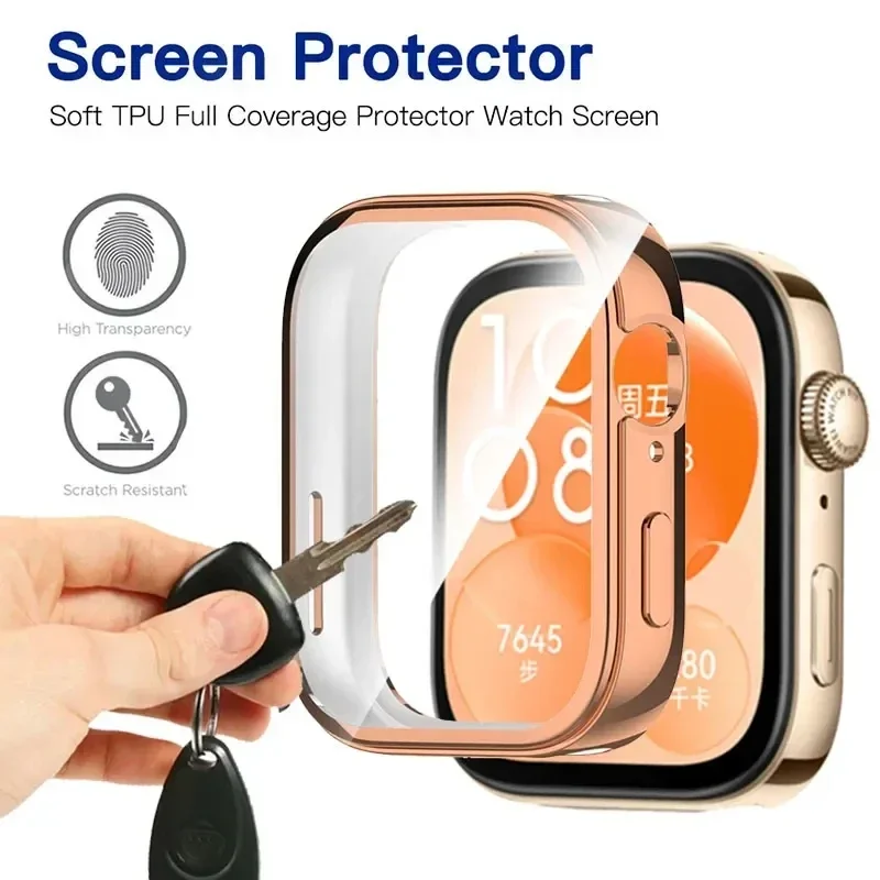 Enhanced TPU Protective Cover for Smartwatch - Soft Full Case Accessories