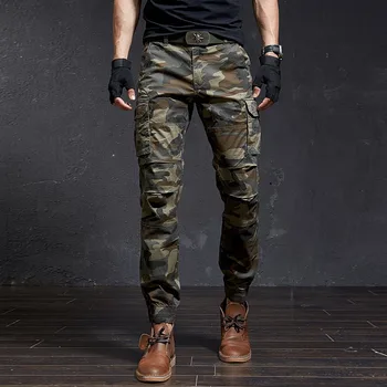 Pantaloni casual da uomo Pantaloni sportivi alla caviglia Pantaloni affusolati oversize Pantaloni da lavoro da uomo Pantaloni mimetici da jogging versatili